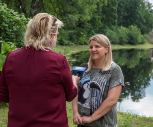 Fotorelacja z podsumowania inwestycji "Remont młyńskiego zbiornika wodnego" połączonego z konferencją "Hydrologiczne uwarunkowania zbiorników wodnych w Województwie Podlaskim"