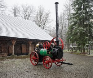 Unikatowe maszyny parowe w Muzeum Rolnictwa w Ciechanowcu