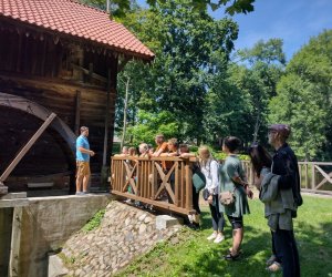 Tłoka ciesielska w Muzeum Rolnictwa w Ciechanowcu