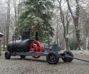 Unikatowe maszyny parowe w Muzeum Rolnictwa w Ciechanowcu