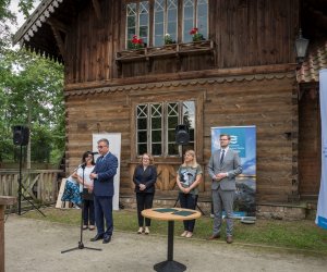 Fotorelacja z podsumowania inwestycji "Remont młyńskiego zbiornika wodnego" połączonego z konferencją "Hydrologiczne uwarunkowania zbiorników wodnych w Województwie Podlaskim"