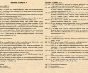 Konferencja historyczna "Drogi do niepodległości narodów Europy Wschodniej 1914 - 1921"