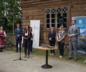 Fotorelacja z podsumowania inwestycji "Remont młyńskiego zbiornika wodnego" połączonego z konferencją "Hydrologiczne uwarunkowania zbiorników wodnych w Województwie Podlaskim"