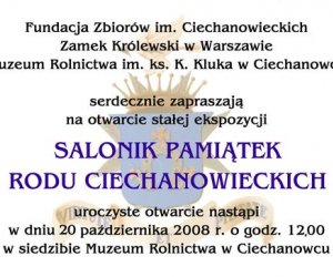 Salonik Pamiątek Rodu Ciechanowieckich