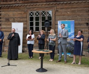 Fotorelacja z podsumowania inwestycji "Remont młyńskiego zbiornika wodnego" połączonego z konferencją "Hydrologiczne uwarunkowania zbiorników wodnych w Województwie Podlaskim"