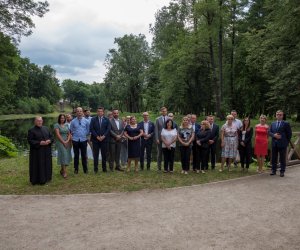 Fotorelacja z podsumowania inwestycji "Remont młyńskiego zbiornika wodnego" połączonego z konferencją "Hydrologiczne uwarunkowania zbiorników wodnych w Województwie Podlaskim"