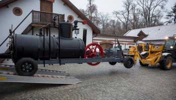 Unikatowe maszyny parowe w Muzeum Rolnictwa w Ciechanowcu