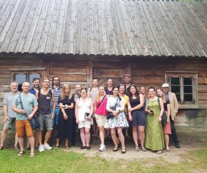 Tłoka ciesielska w Muzeum Rolnictwa w Ciechanowcu