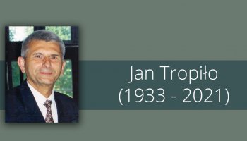Odsłonięcie tablicy pamiątkowej poświęconej prof. Janowi Tropile (1933 - 2021)