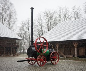 Unikatowe maszyny parowe w Muzeum Rolnictwa w Ciechanowcu