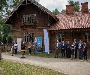 Fotorelacja z podsumowania inwestycji "Remont młyńskiego zbiornika wodnego" połączonego z konferencją "Hydrologiczne uwarunkowania zbiorników wodnych w Województwie Podlaskim"