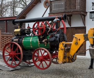 Unikatowe maszyny parowe w Muzeum Rolnictwa w Ciechanowcu