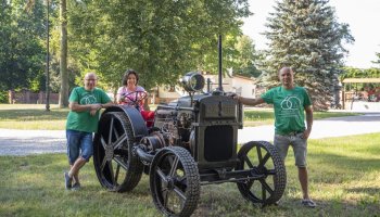 Zbiory muzeum powiększone o kolejny zabytkowy ciągnik - Case 10-18 z 1920 r.