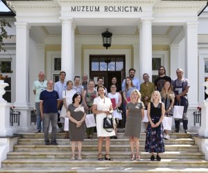 Tłoka ciesielska w Muzeum Rolnictwa w Ciechanowcu