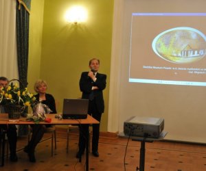 Promocja publikacji pt."Pięćdziesięciolecie Muzeum Rolnictwa im. ks. Krzysztofa Kluka w Ciechanowcu na pisankach w zbiorach Muzeum Pisanki"