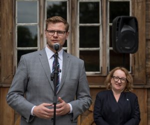 Fotorelacja z podsumowania inwestycji "Remont młyńskiego zbiornika wodnego" połączonego z konferencją "Hydrologiczne uwarunkowania zbiorników wodnych w Województwie Podlaskim"