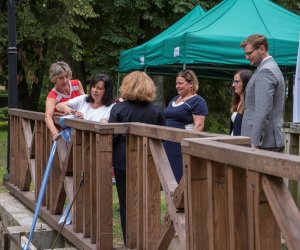 Fotorelacja z podsumowania inwestycji "Remont młyńskiego zbiornika wodnego" połączonego z konferencją "Hydrologiczne uwarunkowania zbiorników wodnych w Województwie Podlaskim"