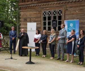 Fotorelacja z podsumowania inwestycji "Remont młyńskiego zbiornika wodnego" połączonego z konferencją "Hydrologiczne uwarunkowania zbiorników wodnych w Województwie Podlaskim"