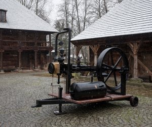 Unikatowe maszyny parowe w Muzeum Rolnictwa w Ciechanowcu