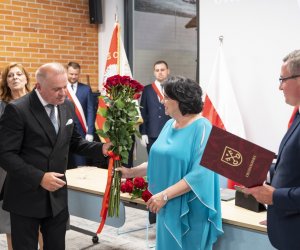 Dyrektor Dorota Łapiak odznaczona tytułem "Honorowy Obywatel Ciechanowca"