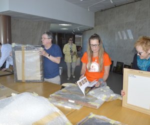 Delegacja pracowników Muzeum Rolnictwa w Ciechanowcu